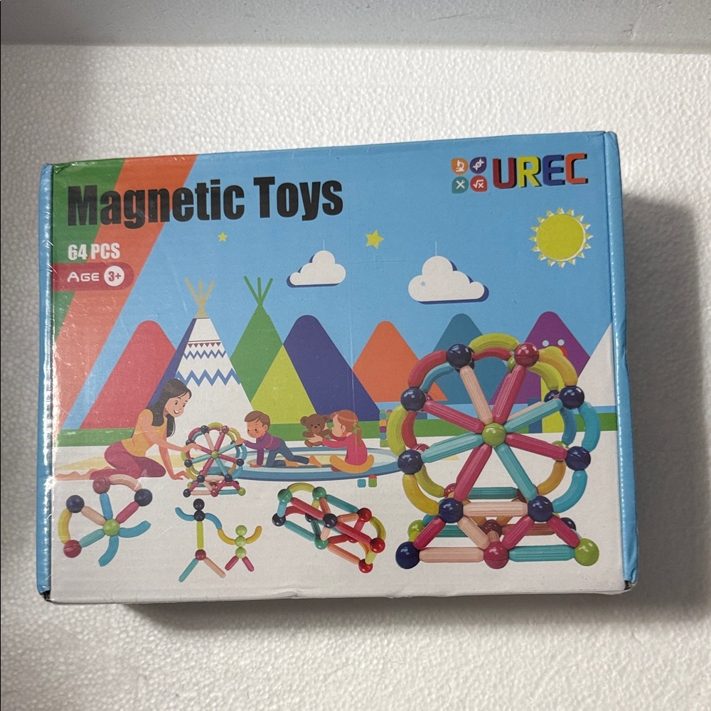 Magnetic Building Set for Kids - Multicolor